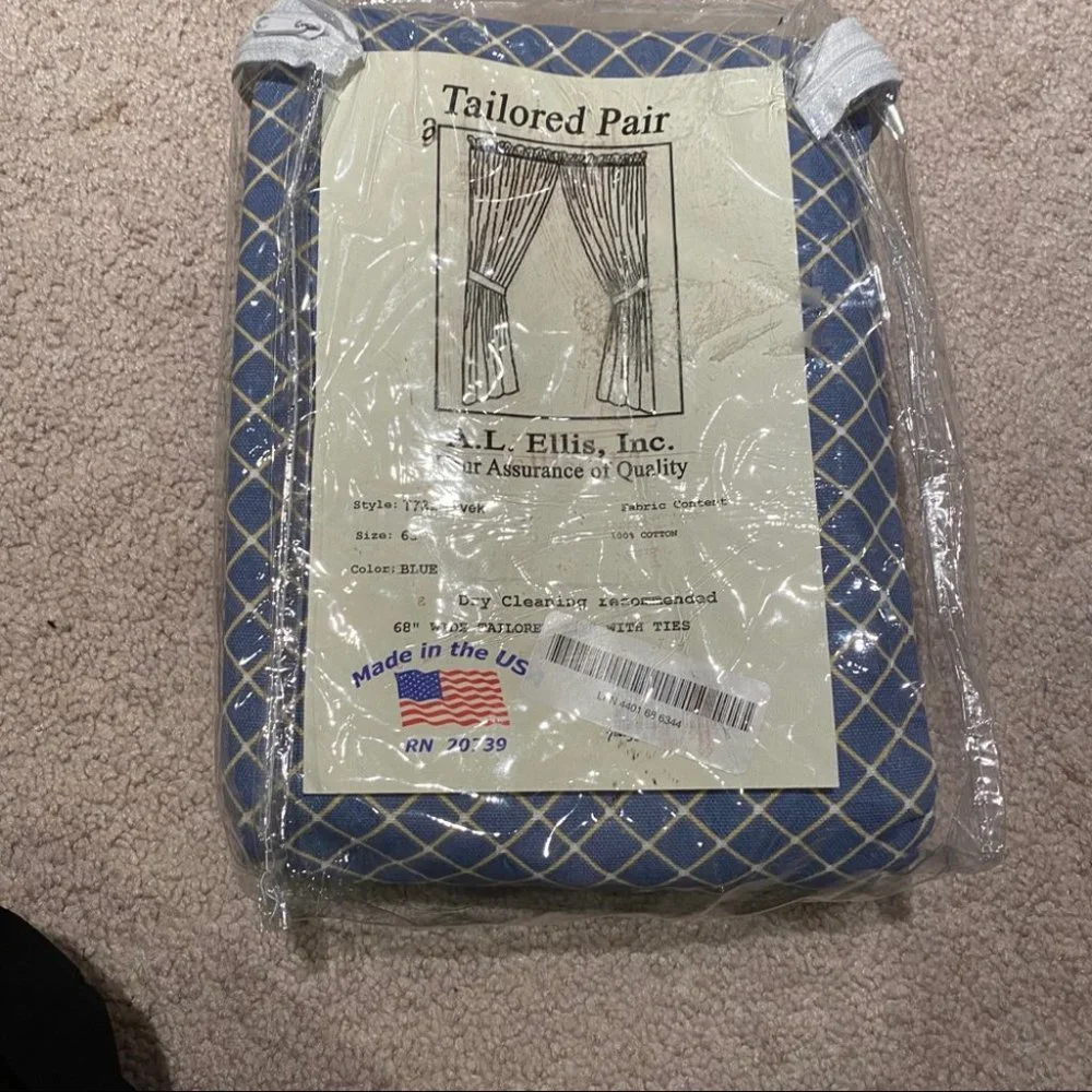 Ellis‎ Curtain Bristol Collection Two-Tone Plaid Curtains